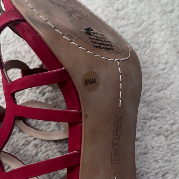 Red Vince Camuto Sandal - Picture 4 of 6